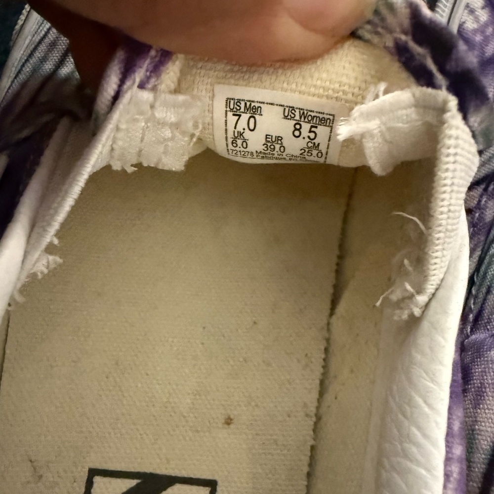 Vans Classic Slip-On New Age‎ Purple Tie Dye Sneakers - Picture 4 of 5
